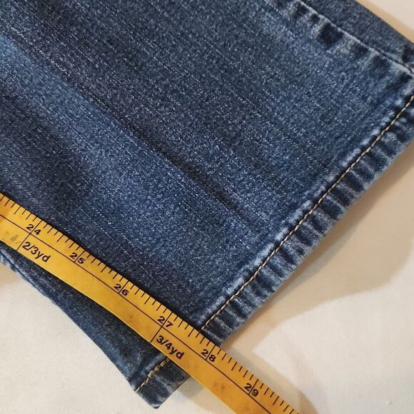 Levi's At Waist Boot Cut Denim Jeans 8 Short - Picture 9 of 9